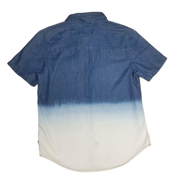 Lucky Brand Chambray Shirt Size Small Blue - Picture 2 of 7